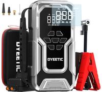 Arrancador de Batería de Coche 8000A con compresor 150PSI, 12V Jump Starter Batería Booster Externa para All Gasolina o 12L Diesel, 18W Carga rápida con Cable de Arranque