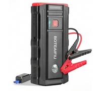 Arrancador de Baterías de Coche 3000A 16800mAh Booster Arrancador de Emergencia para 12V Gasolina y Diésel Power Bank con Linterna LED Accesorios Coche/Moto/Camper