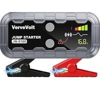 Arrancador de Baterias de Coche - Jump Starter | Linterna LED y Pinzas Inteligentes, Protección de Seguridad Car Jump Starter para SUV Camions (10L Gas & 9L Diesel)