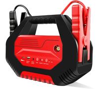 Arrancador de Coche de 12 V/24 V, súper Seguro para Coches, Camiones y Furgonetas. Luz de Emergencia/batería Externa. Sin Miedo al Calor ni al frío abrasador (Entre -20 °C y 60 °C).