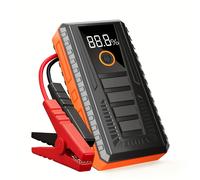 Arrancador de Coche - Paquete de Batería Arrancador para Motores de de 5.0L y Diésel de 3.0L, de Portátil de 12V con Puertos USB, Pantalla LCD y Luz LED