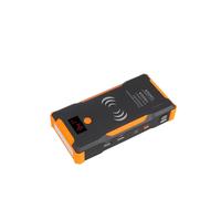 Arrancador de coche portátil de 22000 mAh 1500A batería externa carga inalámbrica batería de emergencia a prueba de agua con linterna LED pu