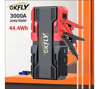 Arrancador de Coches GKFLY de 12V, 3000A/4000A, Cargador de Batería, Banco de Energía de Emergencia con Iluminación LED, Dispositivo de Arranque para Coche 3000A