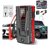 Arrancador de Coches Portátil de 6000 mAh, Pico de 5000A, Banco de Energía para Cargar 12V, Equipo de Arranque Automático, Batería de Emergencia para Coches Diésel 10000mah