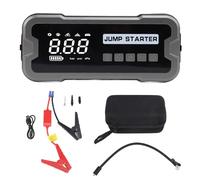 Arrancador de emergencia para coche de 12 V, 10000 mAh, 4000 A, caja de batería portátil con inflador de neumáticos, luz LED para motores de gasolina de 6,0 L, 2,0 L, carga