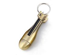 Arrancador de Fuego Metal Matchstick, Encendedor Recargable de Cerillas, Encendedor de Llavero a Prueba de Agua portátil Reutilizable para Exteriores, Camping y Montañismo