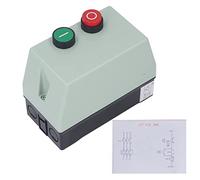 Arrancador de Motor Monofásico, Arrancador de Motor Eléctrico Magnético IP55 Interruptor de Control de Arranque de Motor a Prueba de Agua Monofásico 220 230V 3 Fase 380, Controles