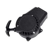 Arrancador de retroceso con cable de arranque por tracción apto para motocicleta Minimoto T2 47cc 49cc refrigerada por aire, conjunto de arranque manual de aleación de aluminio de