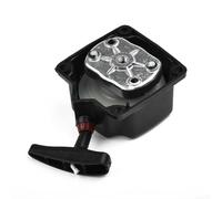 Arrancador de retroceso con placa de trinquete para cortador de cepillo de 47 cc y 49 cc, motor de cortacésped, 81 mm de longitud, pieza de repuesto de plástico negro, accesorio simple