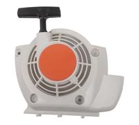 Arrancador de retroceso de cable y carcasa del ventilador para motosierras MS120, MS210, MS230 y MS250, reemplazo de montaje de arranque de motor de plástico fiable