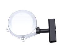 Arrancador de Retroceso de Repuesto para Motores GY6 150CC 180CC 250CC 260CC 300CC Scooter ATV Dirt Bike Arranque Manual de Aluminio ABS de Primera Calidad Amplia compatibilidad (Plata)