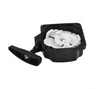 Arrancador de retroceso para desbrozadoras perfecto para varias máquinas, material plástico ligero para un uso fácil (negro)