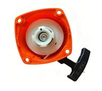 Arrancador de retroceso para motor cortador de cepillo de gasolina H143G G45, para montaje de disco de tracción de plástico duradero para piezas de recortadora de jardín, para fácil (1 unidad)