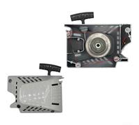 Arrancador de retroceso para motosierra de combustible 5200/5800, carcasa de aluminio grueso, cable de tracción de fácil arranque, ligero 570 g, diseñado con precisión con carcasa de plástico gris