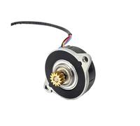 Arrancador electrónico paso a paso de 0,9 grados, 36 mm, CC 12 V, 2 fases, 4 cables, redondo, fino, 13 dientes, rueda de polea MXL, impresora 3D, robot CNC