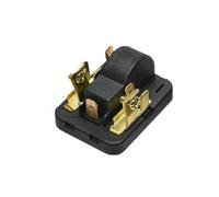 Arrancador para frigorífico, Relé de arranque PTC for compresor refrigerador 103N 0011, 220-240 V, 25 Ω, color negro, protección contra sobrecarga