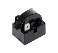 Arrancador para frigorífico, Relé de arranque PTC for compresor refrigerador, 3 pines, 22 ohmios, 12-24, 220 V, negro, 2,9 x,1,7 cm