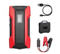 Arrancador Peak Jump con función de arranque forzado Arrancador portátil for automóvil con compresor de aire Arrancador Peak Jump Cargador de batería for automóvil Arrancador auxiliar con pantalla, lu