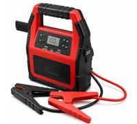 Arrancador portátil de 42000 mAh, 12 V y 24 V, corriente máxima de 1500 A para todos los coches, camiones y vehículos pesados, paquete de refuerzo de batería de emergencia para coche con función de