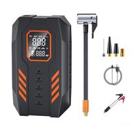 Arrancador portátil de coche con compresor de aire 8000A pico 8000mAh batería Booster Pack 150 PSI inflador de neumáticos luz LED para vehículos de 12 V