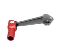 Arrancador Retroceso Palanca de cambio de marchas de aluminio plegable para motocicleta, compatible con Kayo T2 T4 T4L ATV Dirt Bike 250cc, piezas universales kickstarter palanca(Titanium Red)