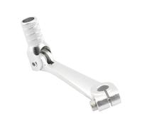 Arrancador Retroceso Palanca de cambio de marchas de motocicleta plegable de aluminio para T4 T2 RMX 250 compatible con Suzuki CRF 450 2009 ATV Dirt Bike Motocress kickstarter palanca(Silver)