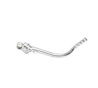 Arrancador Retroceso Pedal de palanca de arranque forjado para motocicleta, compatible con Honda CRF250R CRF450R CRF 250R 450R 250 450 R, piezas universales Start Gear Kit de(Style B Silver)