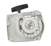 Arranque de arranque para motosierras modelos 034, 036 QS, MS340, MS360, MS360C, pieza de repuesto n.º 1125 080 2105, carcasa ABS resistente, fácil montaje, adecuado para el cuidado del jardín y el