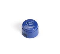 arranque de encendido coche 3-1 cubierta de interruptor de botón de arranque y parada del motor, compatible con BMW Serie 5/6/7 F06 F07 F10 F01 F30 2009-2015(Model B Blue)