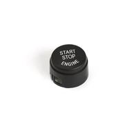 arranque de encendido coche 3-1 cubierta de interruptor de botón de arranque y parada del motor, compatible con BMW Serie 5/6/7 F06 F07 F10 F01 F30 2009-2015(Model B Black)