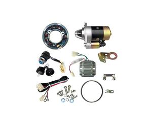 Arranque Starter Motor KIT de conversión arranque eléctrico para motores diésel YANMAR L100 10HP 186F