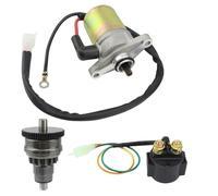 Arranque Starter Motor Relé Arranque Para Bendix Para GY6 47cc 49cc 50cc 60cc 80cc 100cc 4 Tiempos 139QMB 139QMA 147QMD ATV Scooter Ciclomotor Para TaoTao