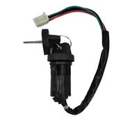 Arranque y piezas Llave bloqueo del interruptor encendido con tapa prueba polvo no y 4 cables 3+2 para motocicleta universal quad(B style)