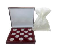 Arras de Boda de Don QUIJOTE y Sancho, con Estuche y saquito en Blanco Roto.