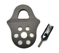 Arrastrar Lier Jerking Bloques, Arrebatar Bloques | Arrebatar Polea De Bloques De Apareamiento,Capacidad Kg, Accesorio Offroad de servicio pesado, Versátiles Bloques De Polea De Tirada Para Reparación