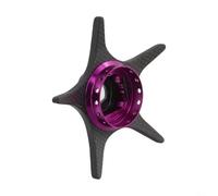 Arrastre de estrella de fibra de carbono con sonido incorporado para Daiwa para Steez Tatula para Zillion Alphas 56Mm CNC Metal Fishing Reel Part Negro (dorado)
