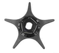 Arrastre de estrella de fibra de carbono con sonido incorporado para Daiwa para Steez Tatula para Zillion Alphas 56Mm CNC Metal Fishing Reel Part Negro (negro)
