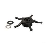 Arrastre de metal de repuesto de 62 mm para Five Star diseñado para ABU BF7 BF8 IB7 IB8 para carretes de pesca Zenon, compatible con varios modelos (zurdos, negro)