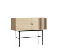 Array Aparador Roble/ Negro 120 cm