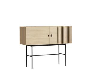 Array Aparador Roble/ Negro 120 cm
