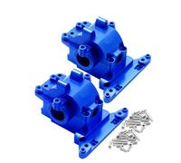 ARRCat Carcasa diferencial de aleación para mamparo delantero y trasero para Traxxas LaTrax Teton Desert Prerunner Rally SST 1/18, reemplaza #7530 (azul marino)