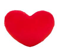 arrderly 1 cojín de almohada de corazón, almohada decorativa de felpa esponjosa, bonito cojín en forma de corazón para sofá, cama, comedor, regalo del día de San Valentín para niñas, color rojo