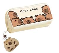 arrderly Capybara - Estuche para lápices, bolsa de papelería de gran capacidad para la escuela, niños
