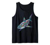 Arrecife Tiburón Océano Peces Vida Marina Acuario Camiseta sin Mangas