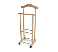 Arredamenti Italia - 102 ATRI - Galàn de noche madera de haya natural - 46 x 37 x 105 cm