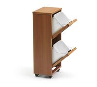 Arredamenti Italia 872 MADERA 2 Mueble Para Recogida Selectiva De Residuos en madera