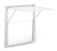 Arredamenti Italia Tendedero de Pared KLEDY, Madera - Plegable - 6,5 m Extensibles - Color: Blanco Ar-It il Cuore del Legno