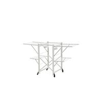 Arredamenti Italia Tendedero GABBIANO, Madera - Plegable - Extensible - 30 m para Tender - Color: Blanco Ar-It il Cuore del Legno