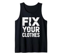 Arregla Tu Ropa Fix Your Clothes Moda Lenta Camiseta sin Mangas