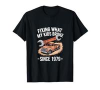 Arreglando lo que mis hijos rompieron desde 1979 Auto Truck Día del Padre Camiseta